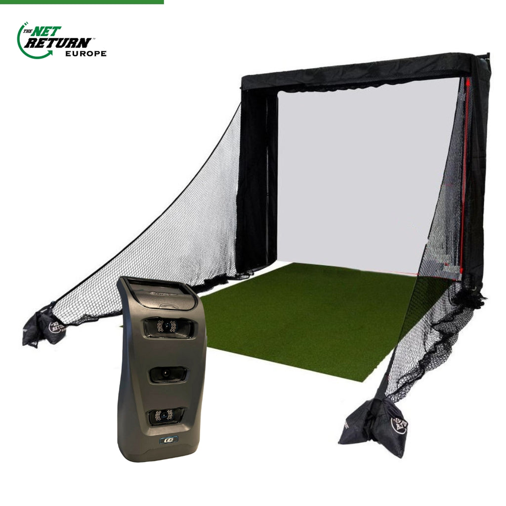 GC3 & Simulator Series Foresight - Golf at home - Combo - Golf Practice - Golf Simulator - Golf Simulator Bay - The Net Return Europe