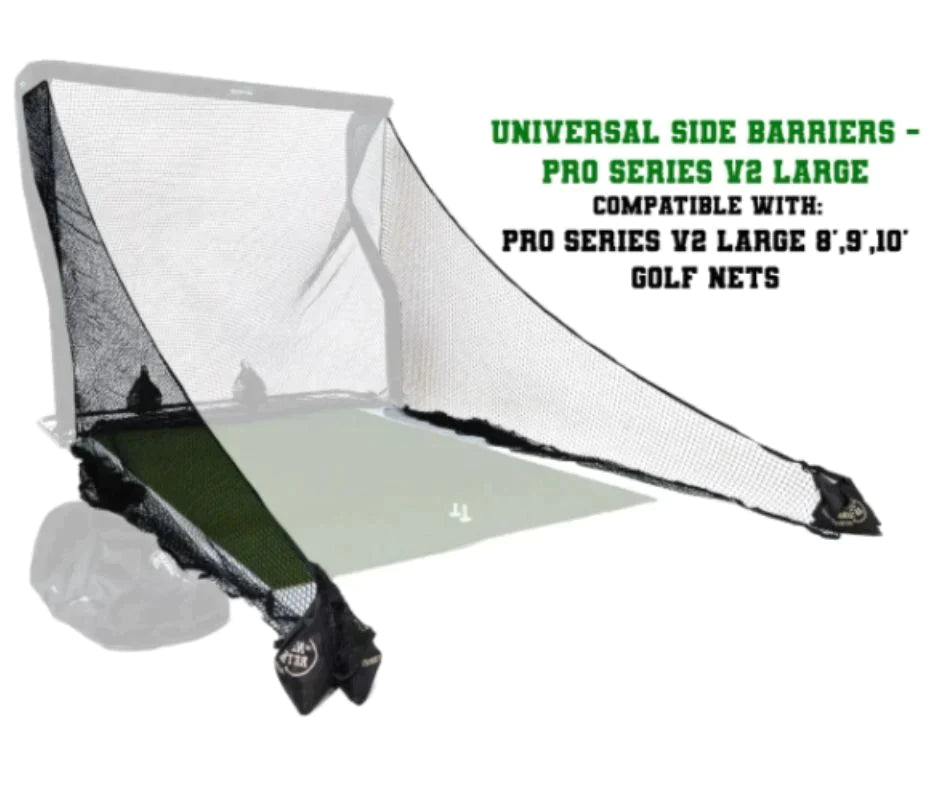 Side Barriers Pro Series V2 Large 8' - paar (inclusief 4 zandzakken)