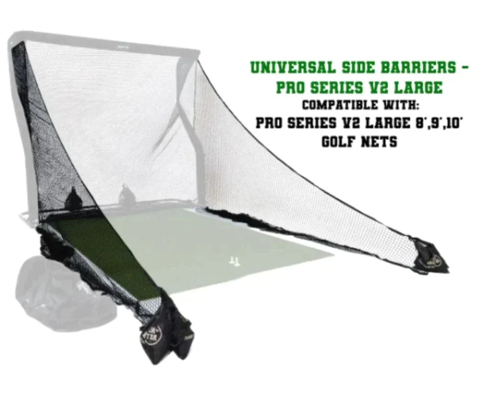 Side Barriers Pro Series V2 Large 9' - paar (inclusief 4 zandzakken)